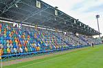 Tady se psala fotbalová historie. Stadion FK Chmel Blšany. 