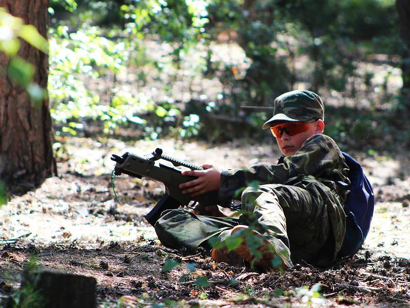 Army tábor v Žerotíně na Lounsku.