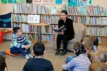 Setkání dětí se spisovatelkou Gebauer v knihovně se vydařilo.