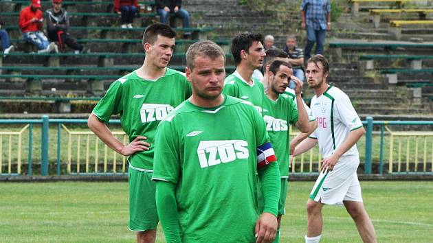 Utkání Žatce (v zeleném) proti Novému Boru