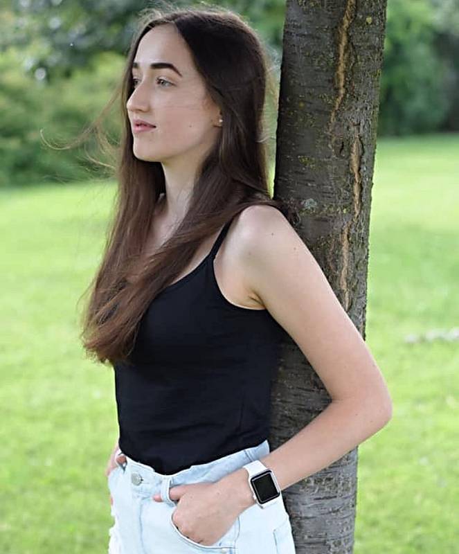 Karolína Bubáková z Loun soutěžila ve studentské Miss OK.