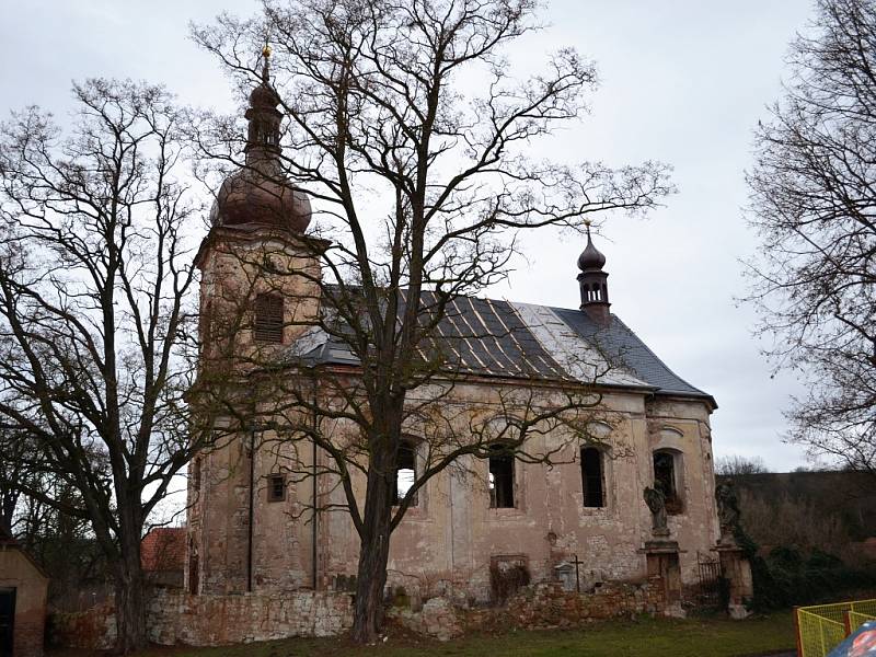 Kostel Neposkvrněného početí Panny Marie v Siřemi, leden 2019