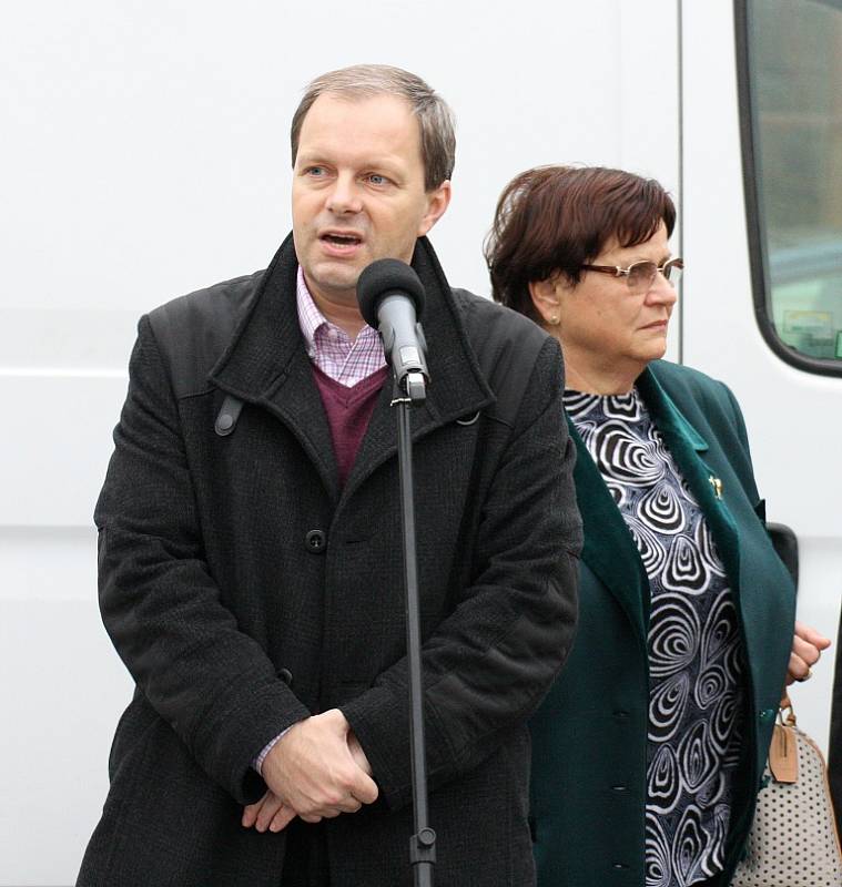 Ministr školství Marcel Chládek a poslankyně Marie Benešová