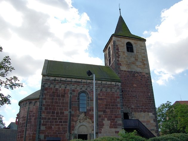 Kostel sv. Jakuba Většího ve Vroutku. 
