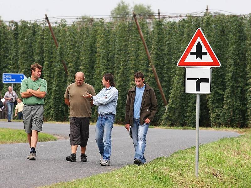 Tradiční setkání pěstitelů a dalších odborníků z oblasti chmelařství ve Stekníku u Žatce.