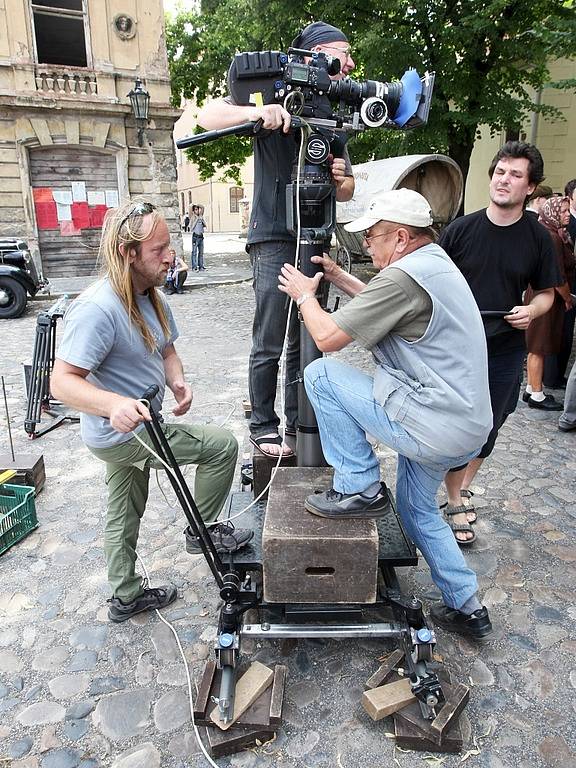 Natáčení nového dramatu Dívka a kouzelník v režii Juraje Herze se uskutečnilo v Žatci