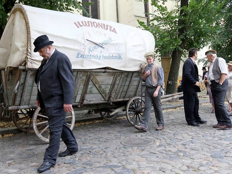 Natáčení nového dramatu Dívka a kouzelník v režii Juraje Herze se uskutečnilo v Žatci