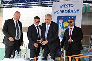 Miloš Zeman navštívil v úterý 19. června Podbořany.