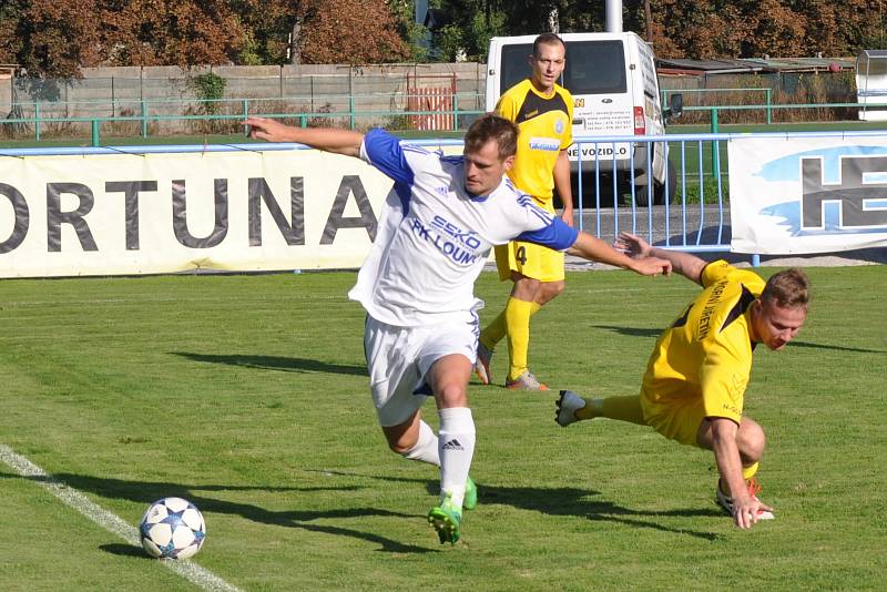 Louny (v bílém) - Horní Jiřetín/Litvínov