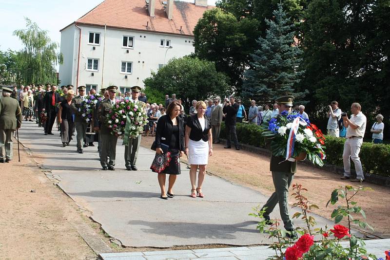 Vzpomínka na popravené z Českého Malína u žateckého hřbitova