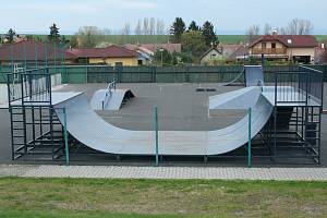 Takto vypadal skatepark v Podbořanech. Nyní už na místě není.