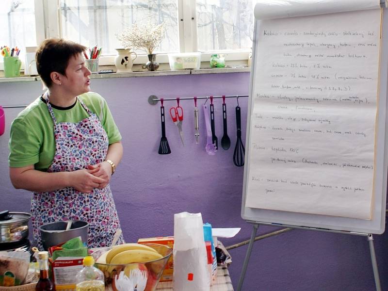 Workshop o zdravém mlsání vedla Zuzana Němečková