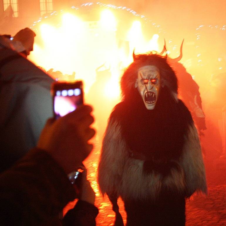 Krampus show v Žatci