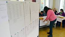 Volby začaly – okrsek číslo sedm v Žatci.