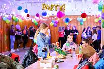 V sokolovně v Kryrech se konala Novoroční party pro děti od 10 do 15 let věku.