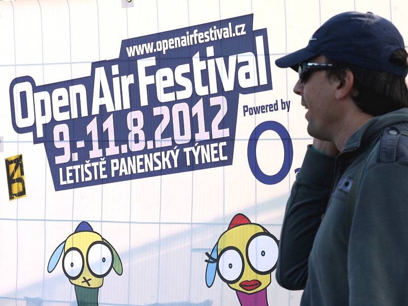 Fanoušci na festivalu Open Air Panenský Týnec.