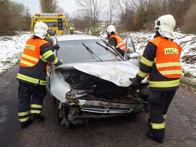 Havárie osobního automobilu u Dubčan