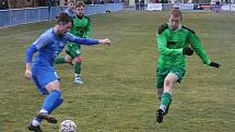 Louny doma na startu jara v severočeském derby přemohly Vilémov 2:0.