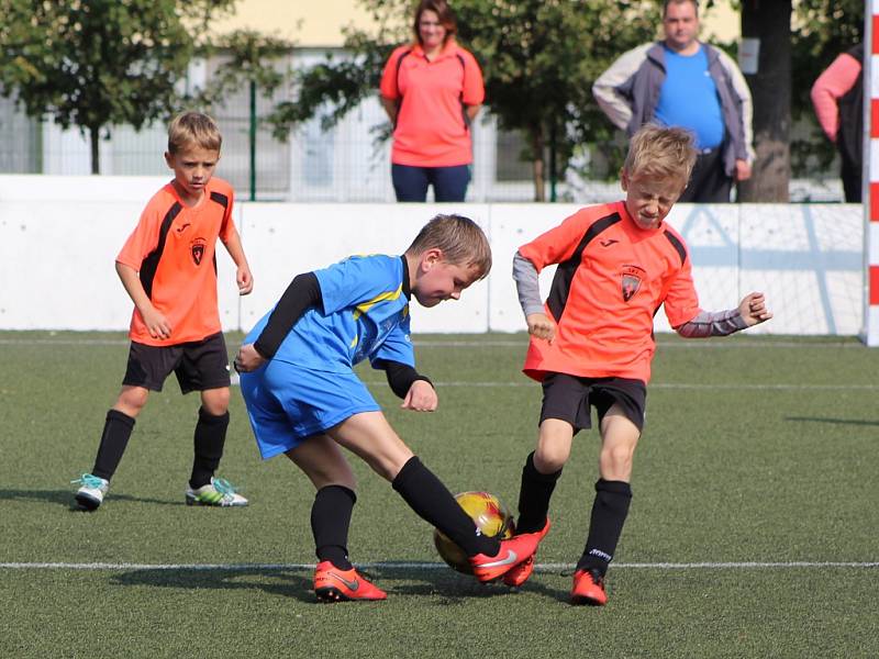 Turnaj fotbalových mladších přípravek na žateckém stadionu Mládí