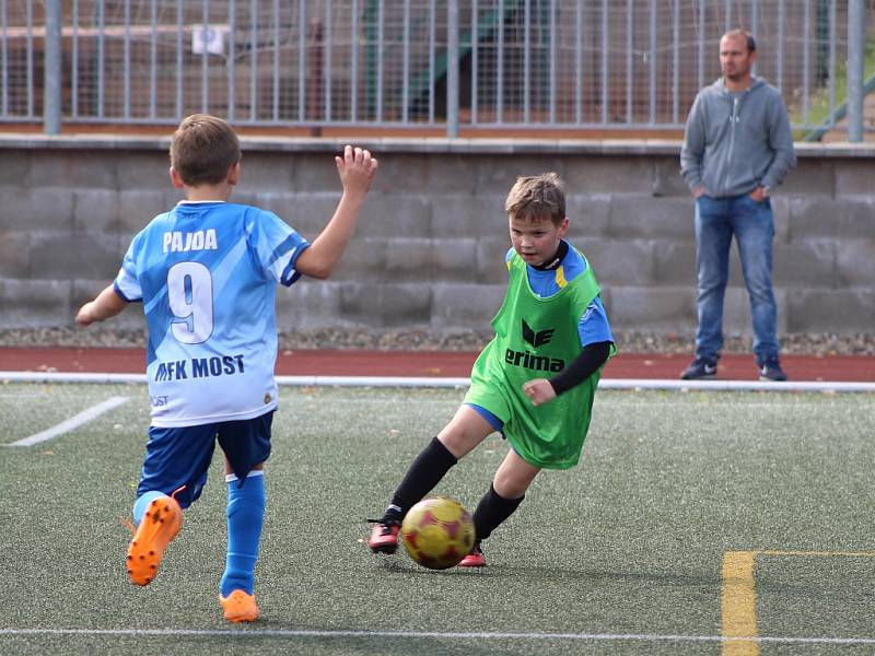 Turnaj fotbalových mladších přípravek na žateckém stadionu Mládí