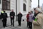 Vzpomínkové setkání u lounské synagogy