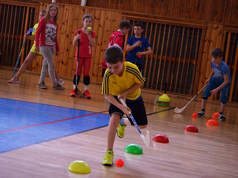 Sportovní čarodějnice v lounské sportovní hale