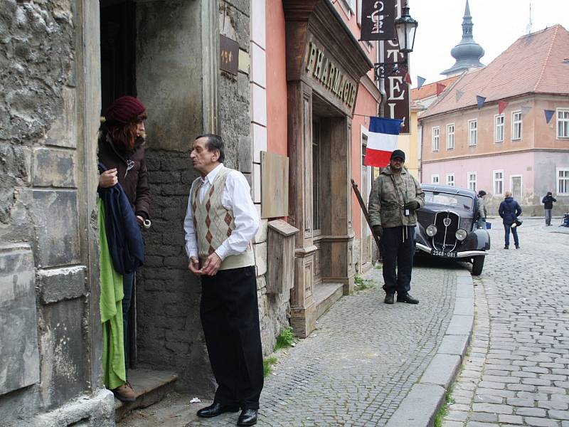 Francouzský štáb v těchto dnech v Žatci natáčí snímek Pytlík kuliček.