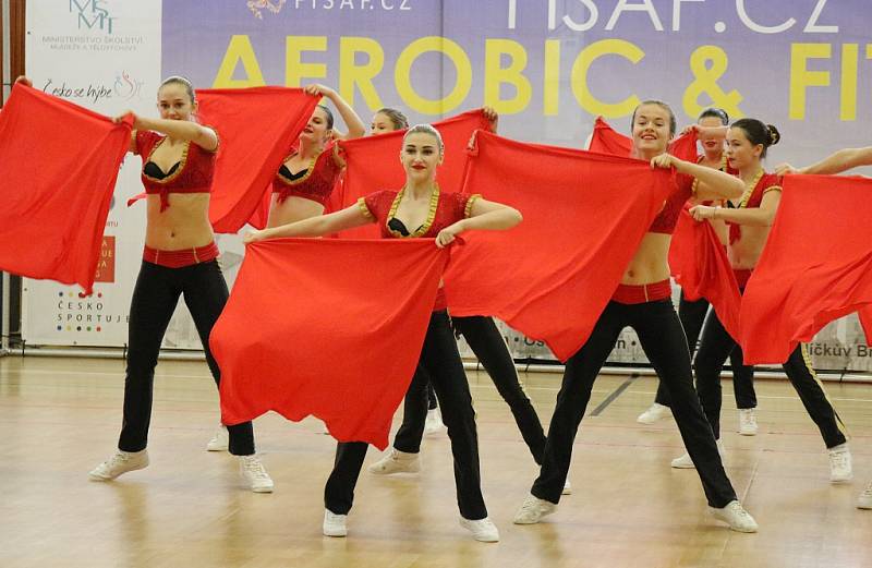 Soutěž FISAF Aerobik & Fitness 2016 v lounské sportovní hale