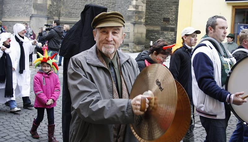 Masopustní průvod v Lounech