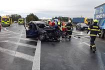 Tragická nehoda na odbočce ze silnice I/7 na Toužetín a Sulec