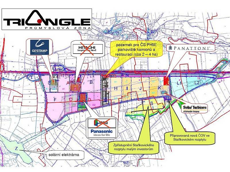 Průmyslová zóna Triangle.
