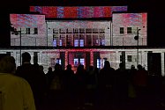 V pátek večer proběhl na lounském výstavišti světelný a videomappingový festival s názvem Kouzlo světla.
