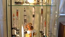 Vernisáž výstavy Lajka a psí kosmonauti v lounském muzeu