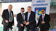 Miloš Zeman navštívil v červnu 2018 Podbořany.