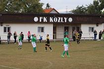 Okresní přebor a stadionek v Kozlech.