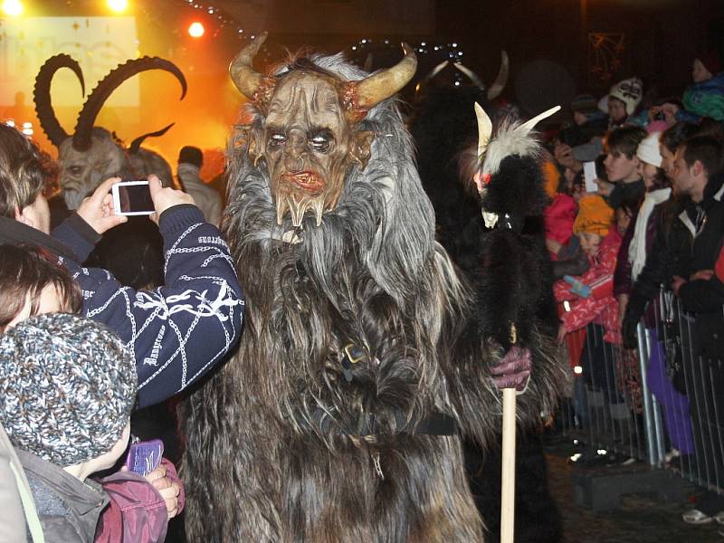 Krampus show v Žatci