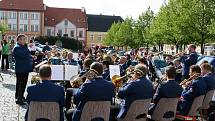 Německý orchestr Musikverein Kibingen e V. z městečka Kibingen u Stuttgartu