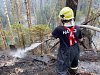 Pomoc pro hořící České Švýcarsko: na místo vyrazili i hasiči z Třebíče