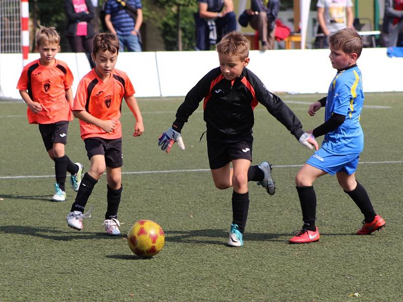 Turnaj fotbalových mladších přípravek na žateckém stadionu Mládí