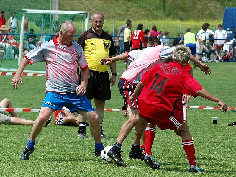 Zápas Dobroměřic se Sportem Terezín