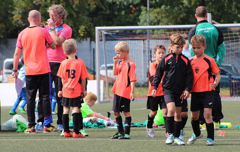 Turnaj fotbalových mladších přípravek na žateckém stadionu Mládí