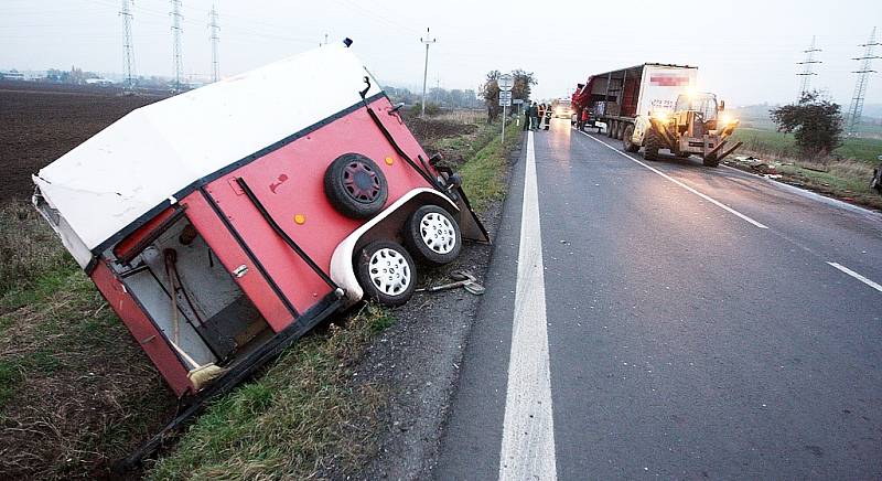 Tragická nehoda u obce Nemilkov na Mostecku, která se odehrála 20. října 2012