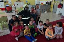 Hasiči navštívili děti v žatecké Mateřské škole Sedmikráska.