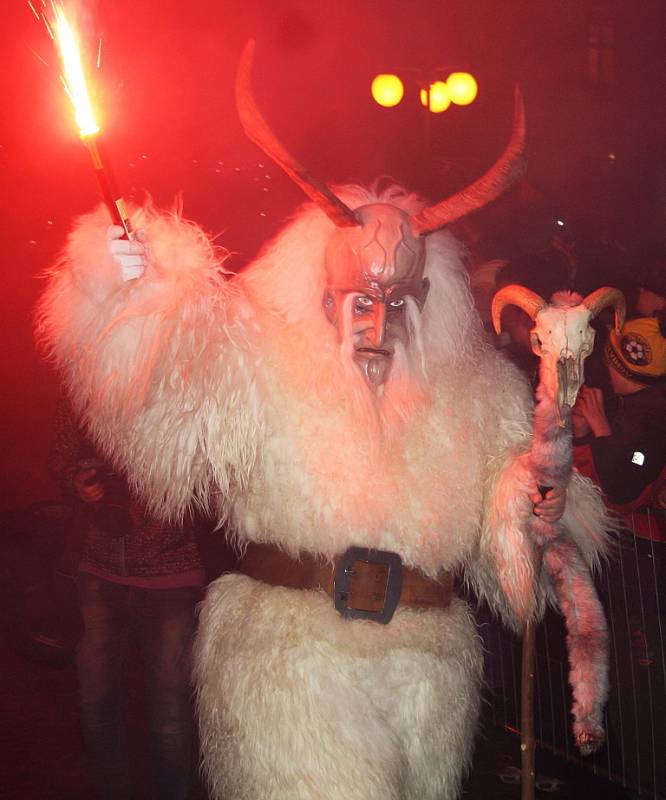 Krampus show v Žatci