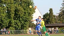 Podbořany (žluté dresy) vyhrály nad Postoloprty 3:2