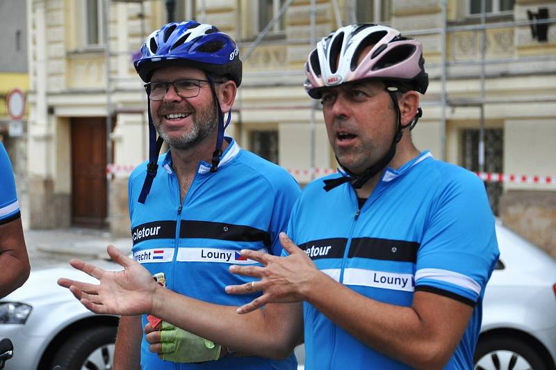 Dvanáct cyklistů z Loun, německého Zschopau a holandského Barendrechtu se vydalo na letošní Cycletour.