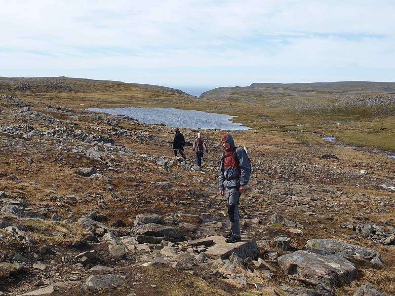 Putování z Nordkappu na Knivskjellodden