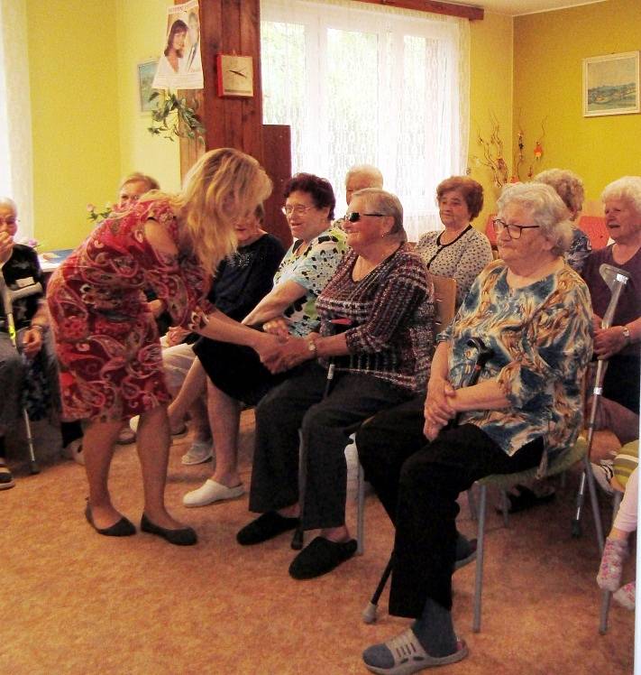 V Domě s pečovatelskou službou v ulici U Hřiště v Žatci bylo veselo.