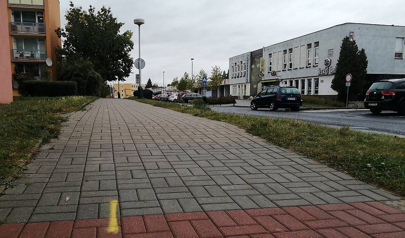 Ulice Bří Čapků v Žatci.