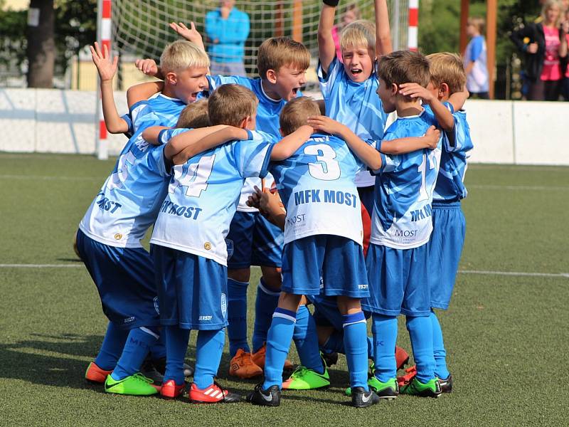 Turnaj fotbalových mladších přípravek na žateckém stadionu Mládí